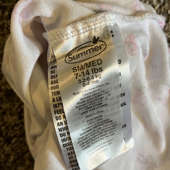 Set of Summer Swaddles S/M - Picture 4 of 5